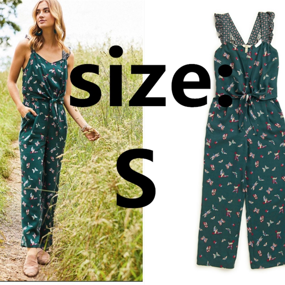 NEW Matilda Jane Evergreen Dream Jumpsuit size S